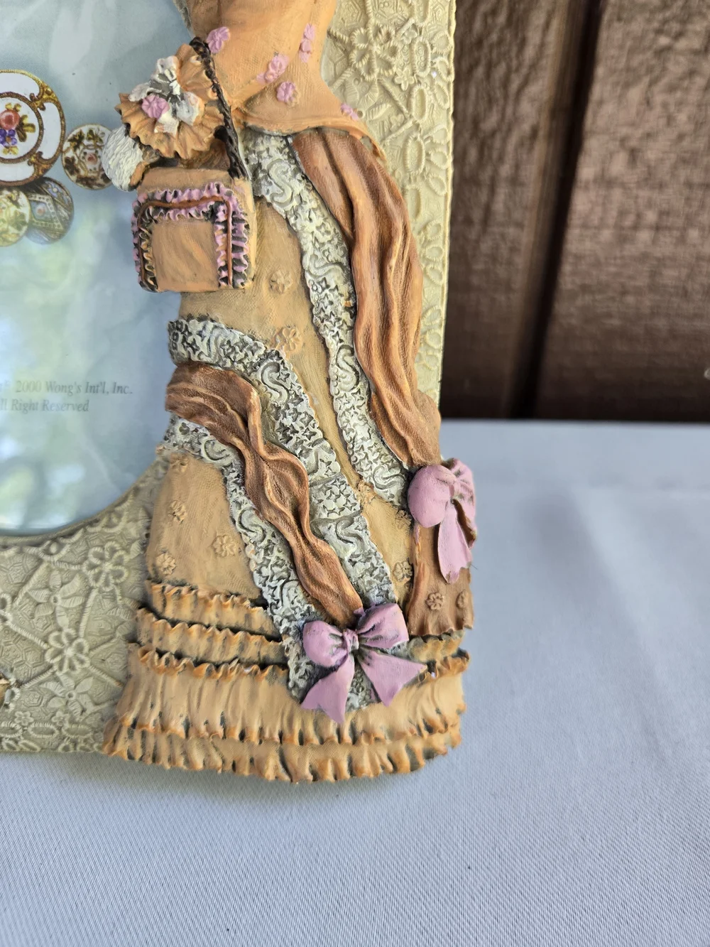 Victorian Cat Lady Decorative Photo Frame
